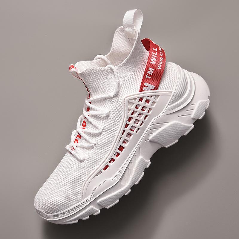 Men's sports casual shoes with socks