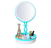 LED Smart Makeup Table Lamp Portable Folding Princess Dressing Touch Induction Dimming Light