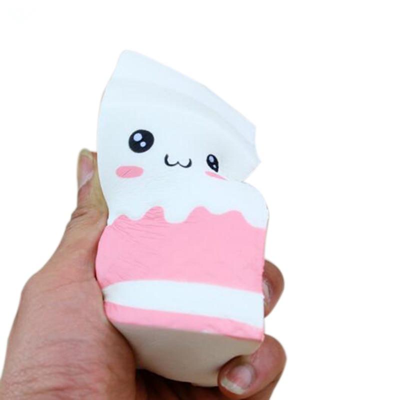 Slow Rising Squishy Jumbo Milk Box Toys Food Funny Gadgets Squeeze Toy