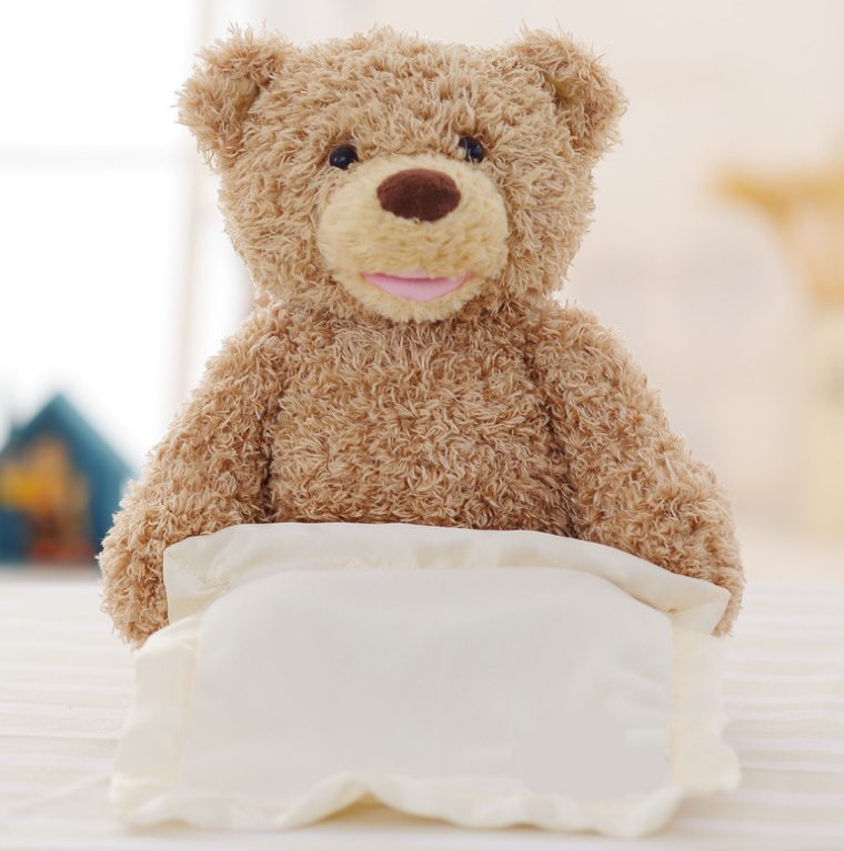 Export authentic English lovable scarf, hide and seekbaby bear