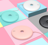 New Donut Wireless Charge Smart Power Off for iPhoneXS/8plus Desktop Charger