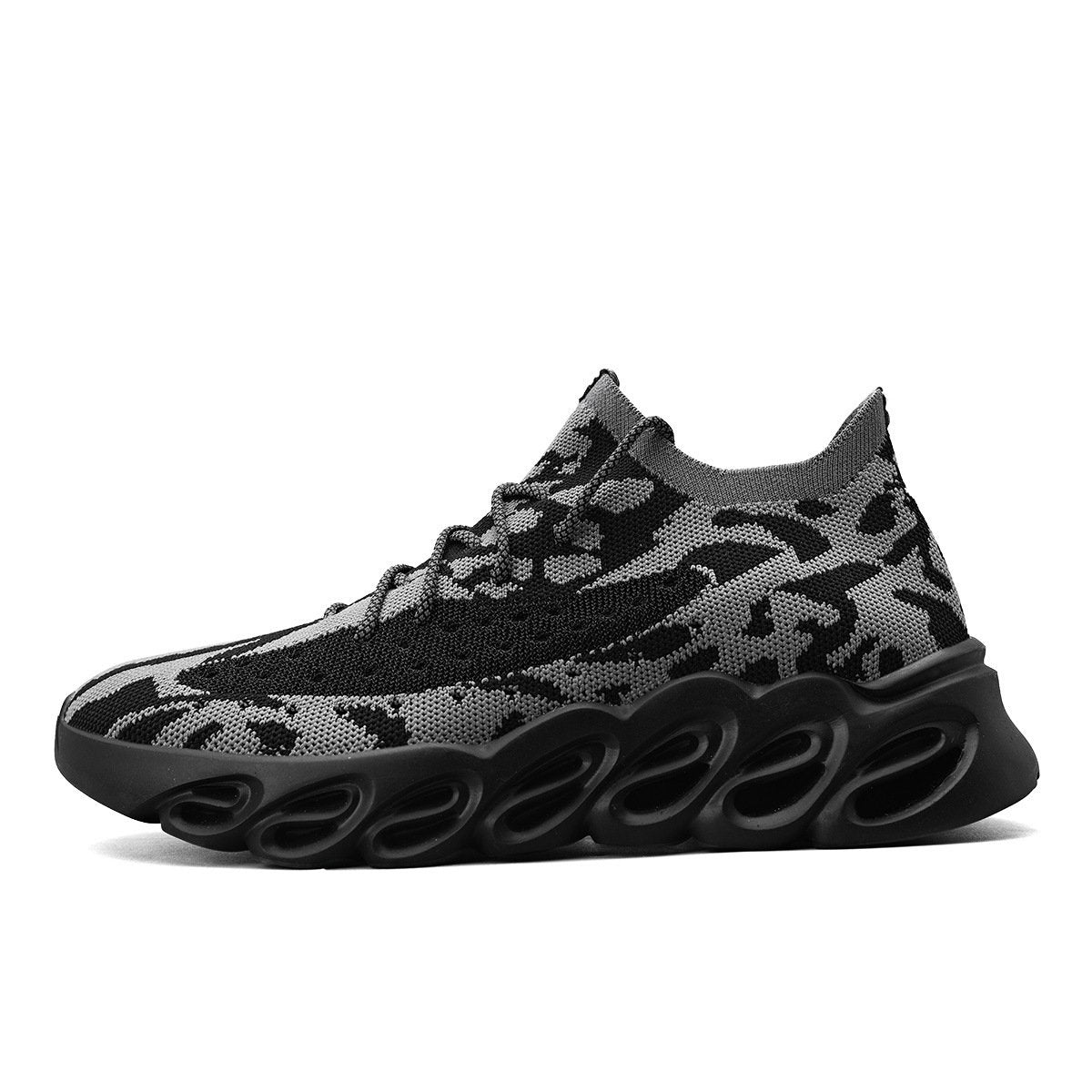 Men's summer rubber-plastic flying shoes