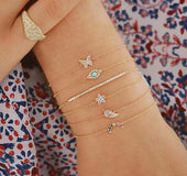 Pulsera mariposa diamante
