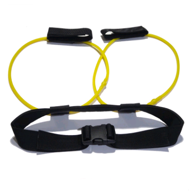 Leg muscle training rope