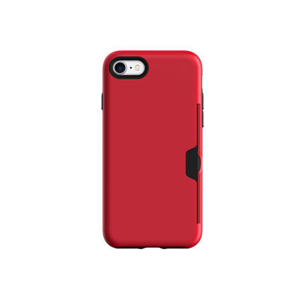 Card double layer mobile   silicone case  | IPhone