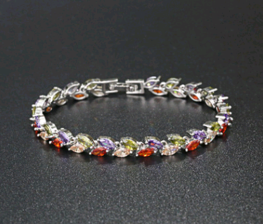 Pulsera colorido cristal