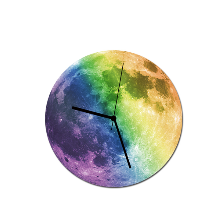30cm creative luminous wall clock luminous moonlight wall clock wall acrylic waterproof wall clock
