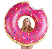 Donuts Thicken Adult Swimming ring Men and women Inflatable Increase Lifebuoy Child Underarm Floating ring Gift pump
