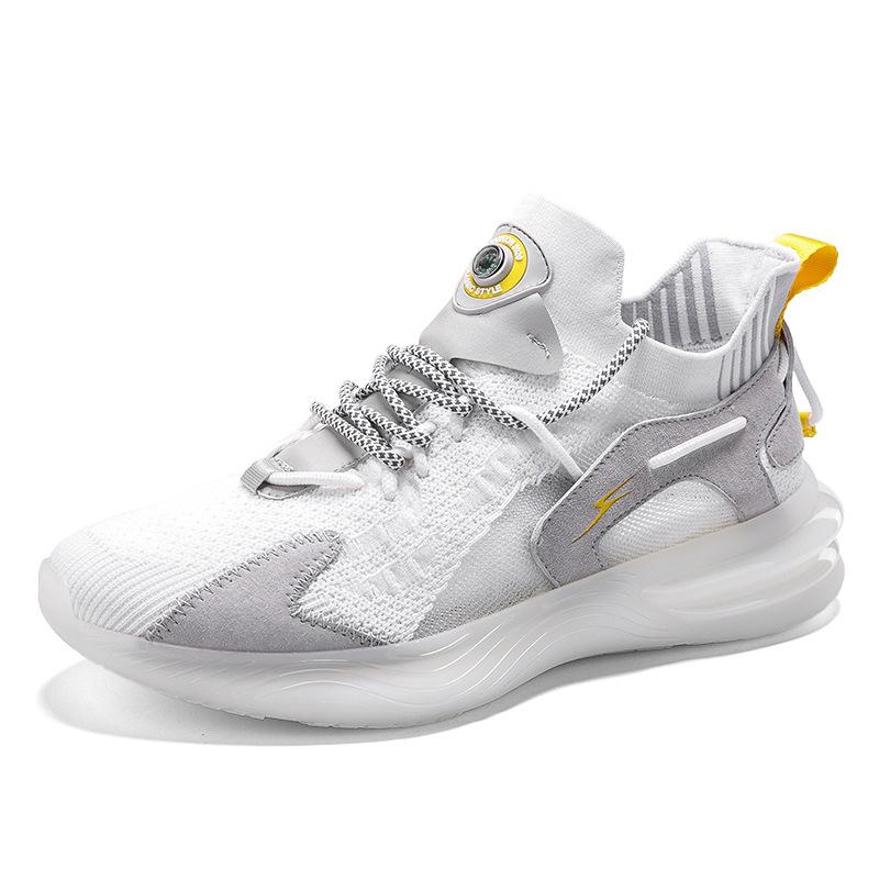 Flying Woven Breathable Popcorn Running Shoes