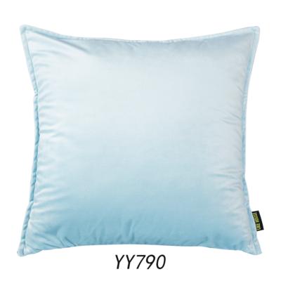 Solid color velvet pillow velvet