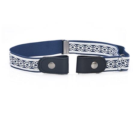 Leather Slim Stretch Invisible Belt Jeans Simple Joker Men and Women Lazy Belt