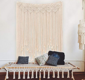 Nordic bohemian hand-woven tapestry