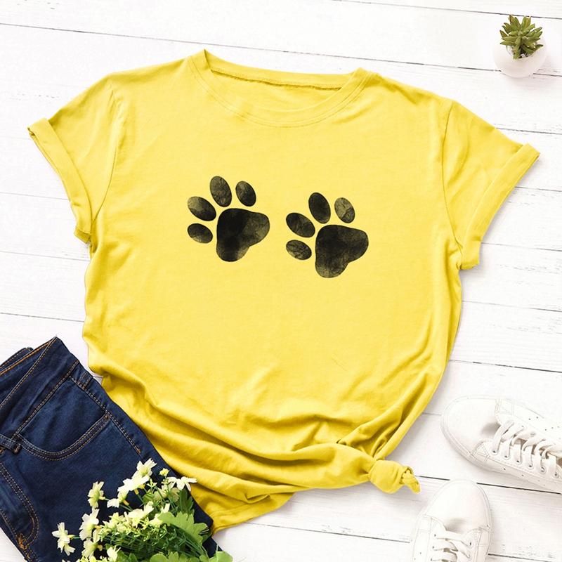 Footprint printed cotton