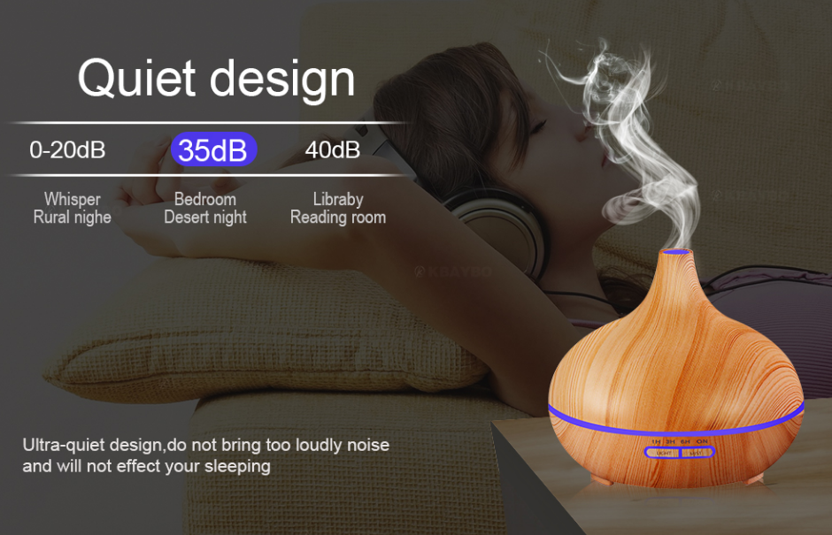 300ml Air Humidifier Essential Oil Diffuser