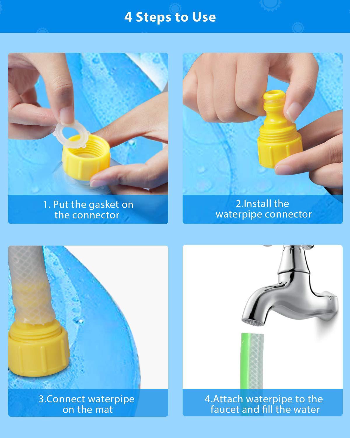 Almohadilla de chorro de agua para exteriores
