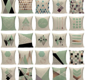 Green sofa cushion cover