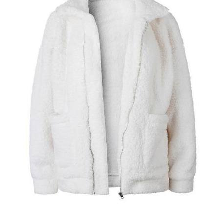 Casual coat female autumn winter new Europe and the United States imitation fur wool loose coat