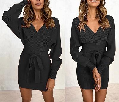 long-sleeved dress