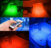 POSSBAY Car RGB Lights LED Strip Neon