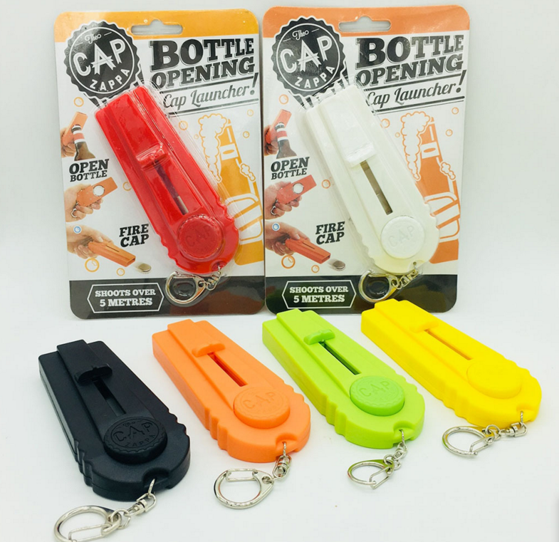 Keyring Bottle Opening Cap Opening Cap Beer Beverage Bottle Opener Bar Kichen Pouring Tool Orange