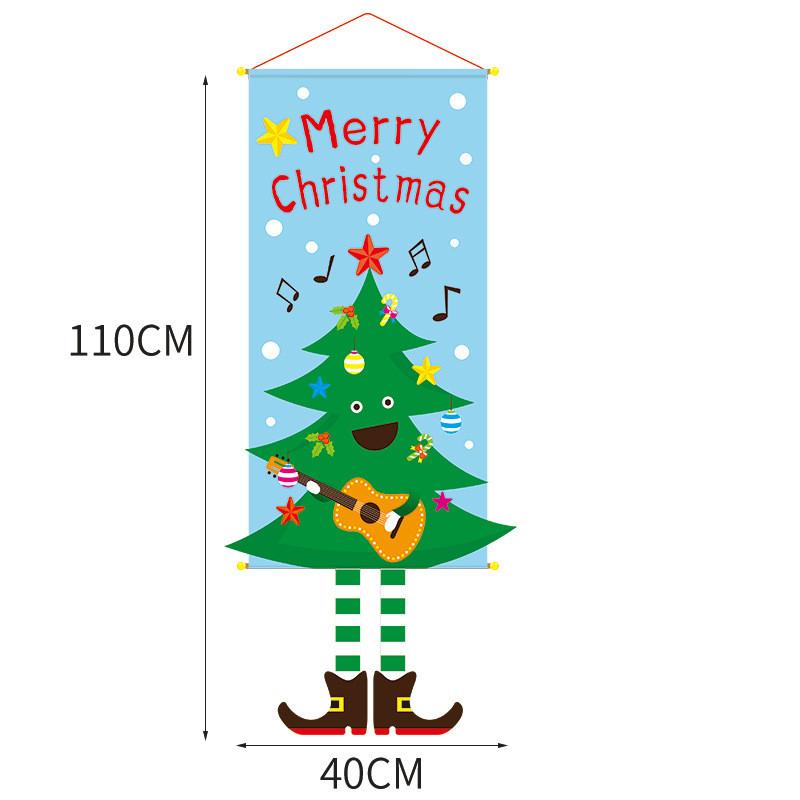 Christmas tree decoration cloth pendant