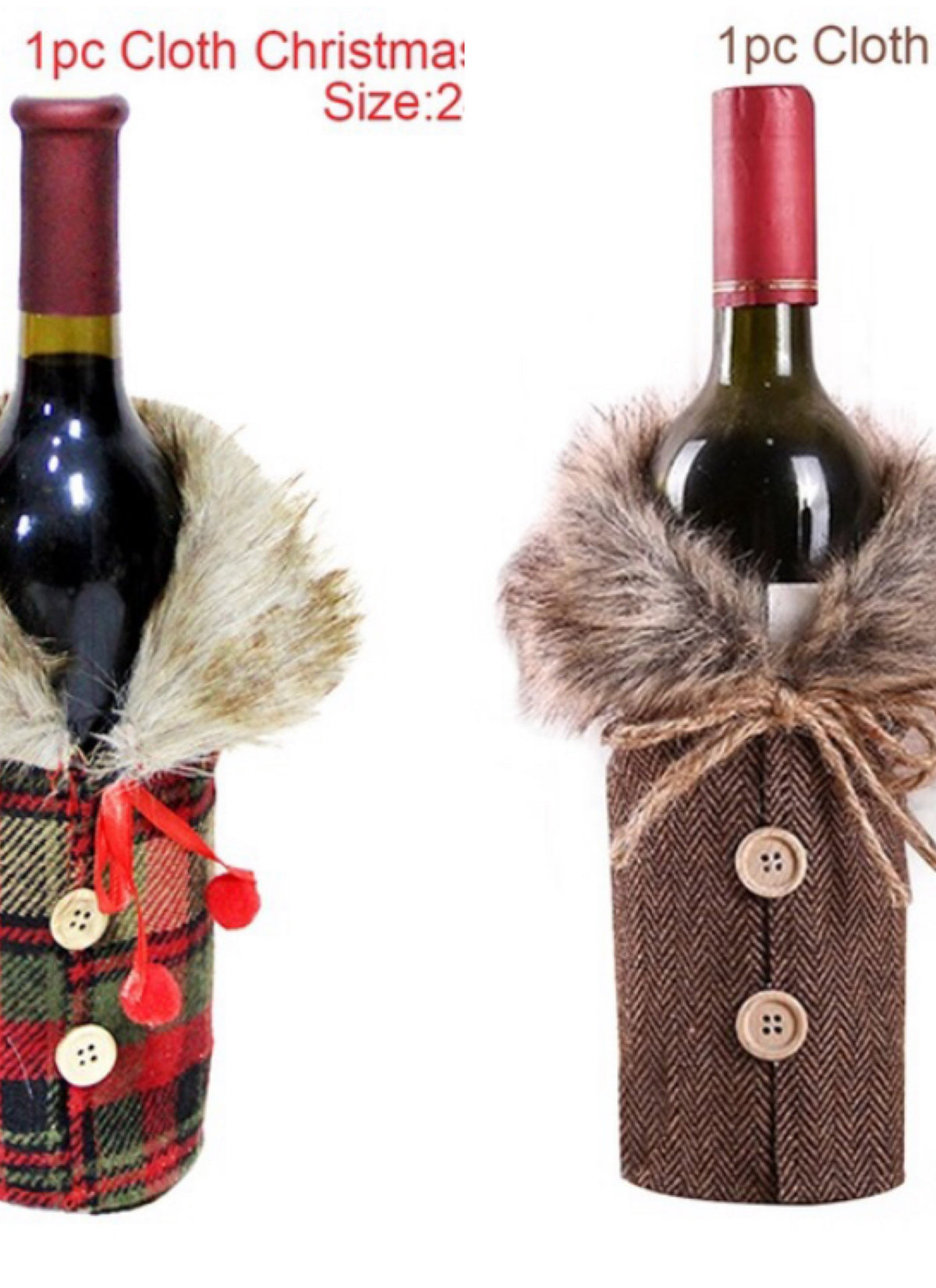 Christmas Wine Bottle Socks