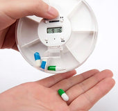 Medicine Storage Box Electronic Timing Reminder Medicine Boxes Alarm Timer Pills Organizer Pill Drug Container