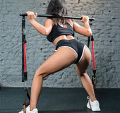 Body Workout Trainer Bar with Resistance Bands