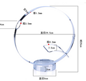 Stainless steel creative wine rack