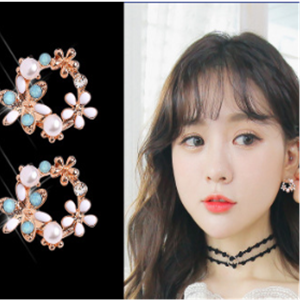 Flower earrings