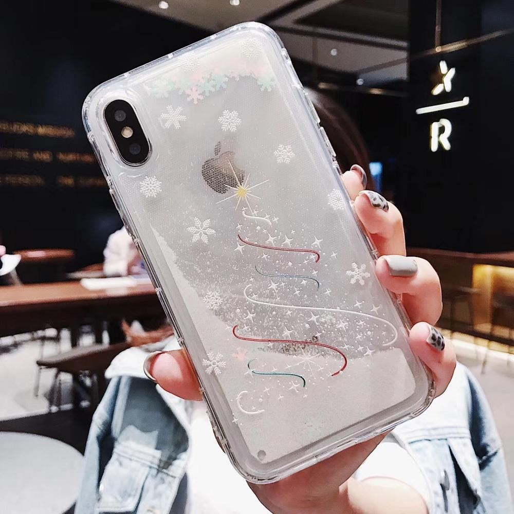 Snowflakes Sands Mobile Shell Christmas