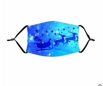 Christmas deer digital printing mask
