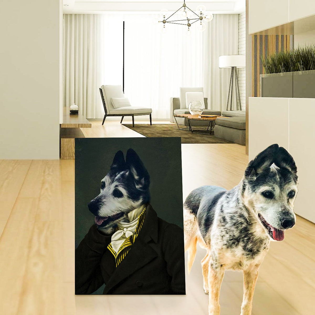 Personalized Pet Canvas Portrait