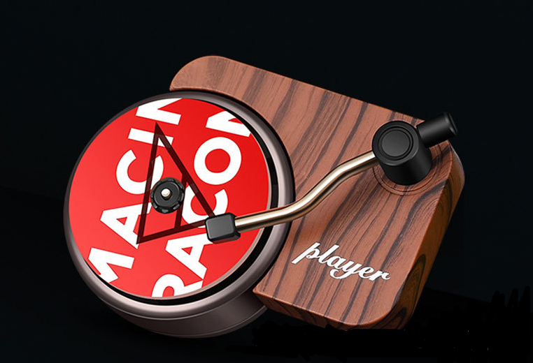 Air outlet aromatherapy record player decoration