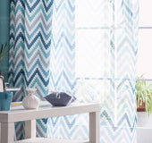 Printed curtain cloth