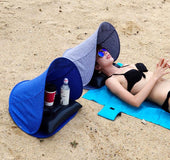Outdoor beach umbrellas