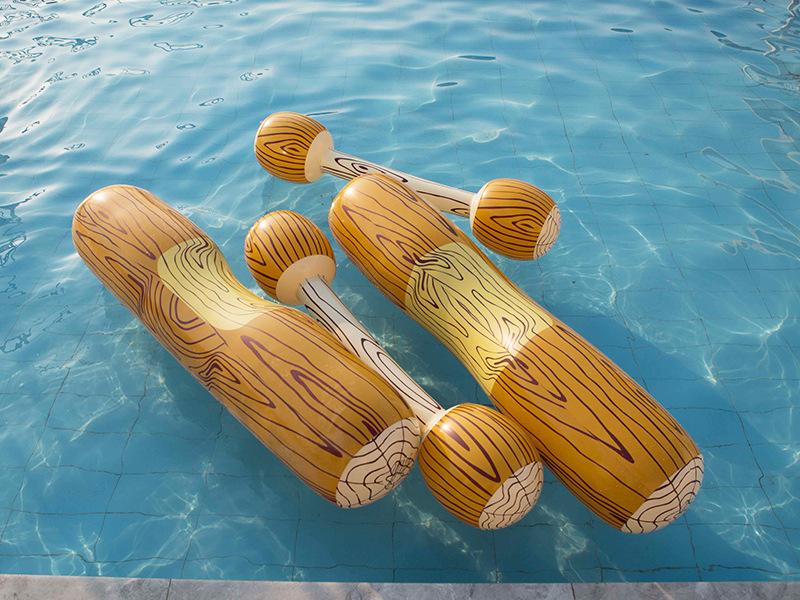 Inflatable Log Gladiator Game