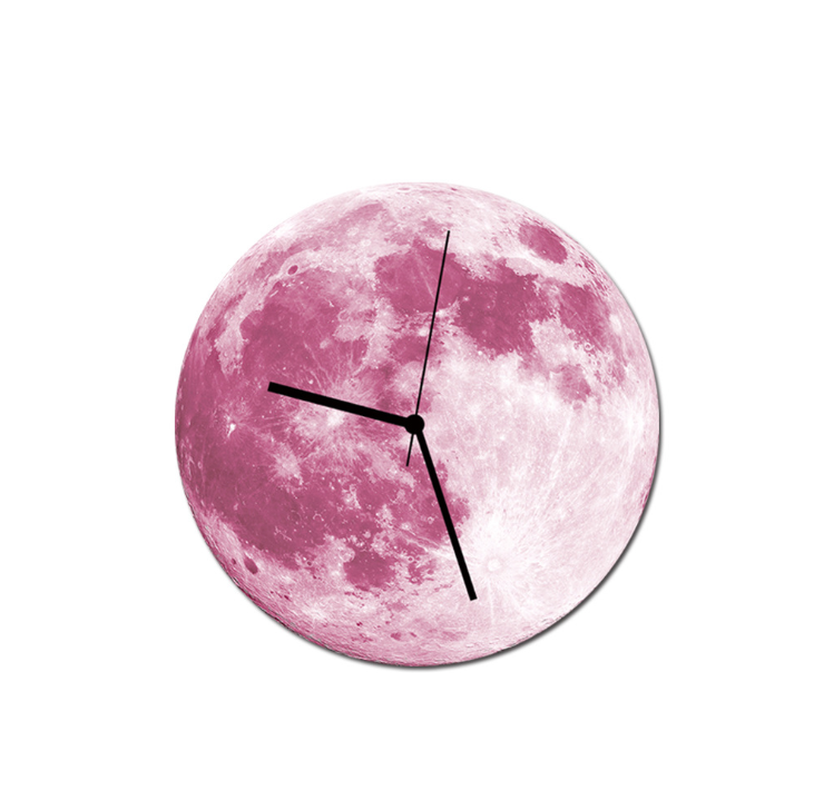 30cm creative luminous wall clock luminous moonlight wall clock wall acrylic waterproof wall clock