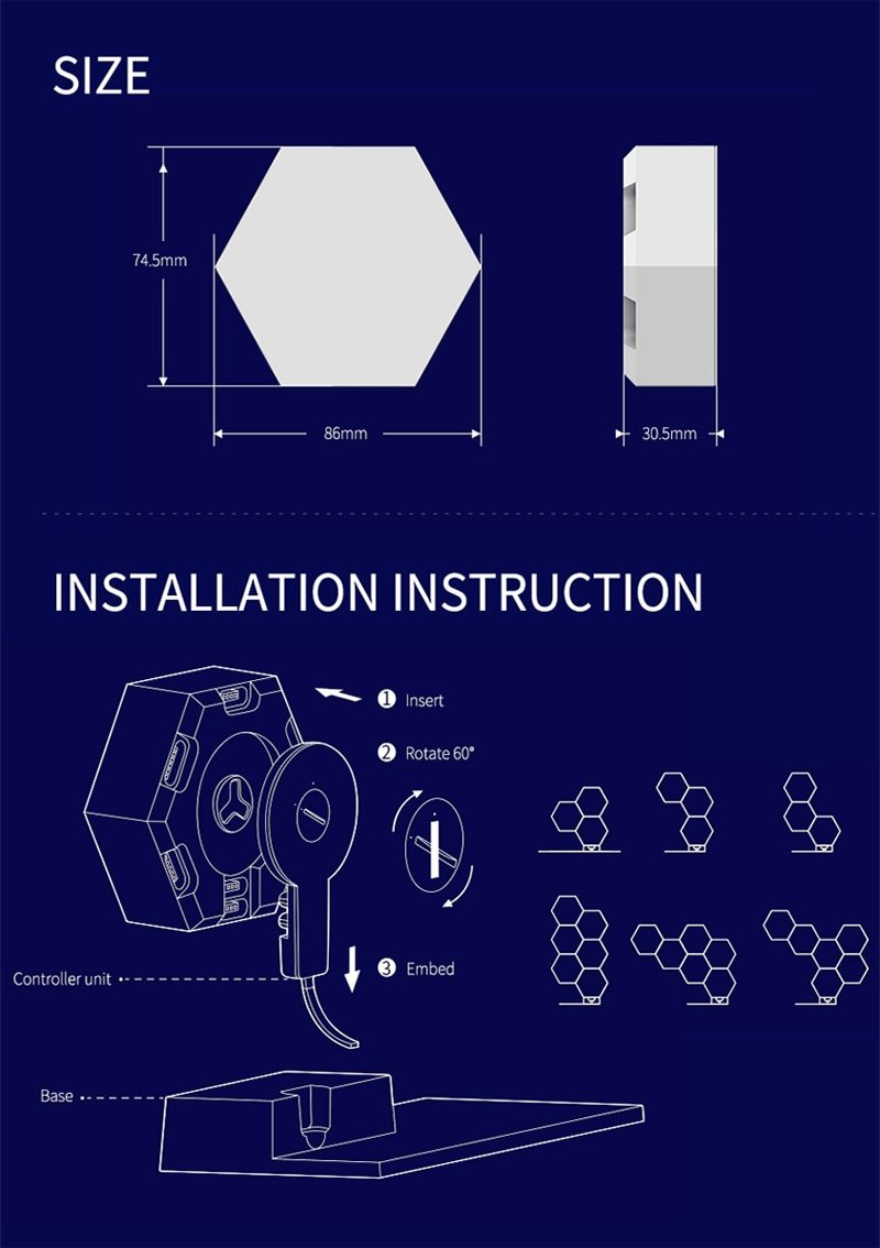 Helios Touch Lights