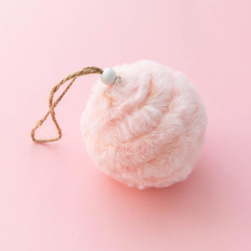 Christmas pink plush small pendant