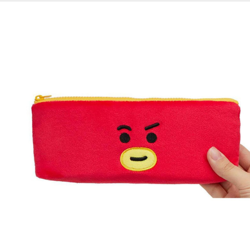 Plush pencil bag cartoon makeup purse storage bag