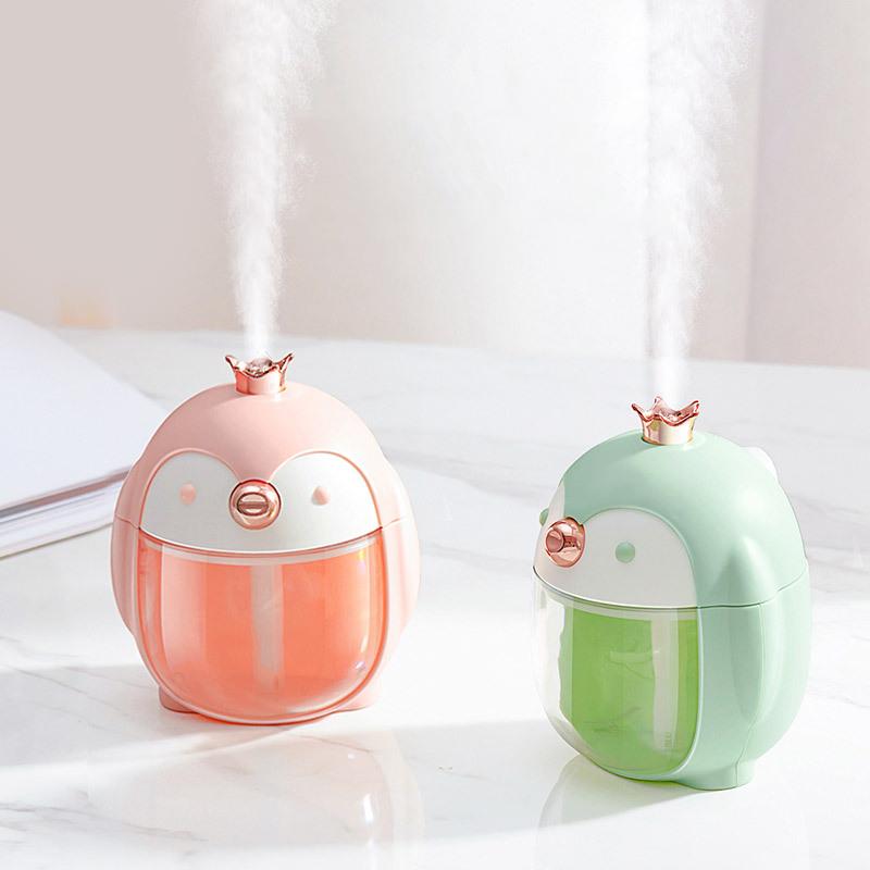 Night light penguin humidifier creative gift humidifier