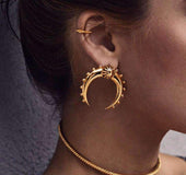 Divine Crescent Moon Earrings