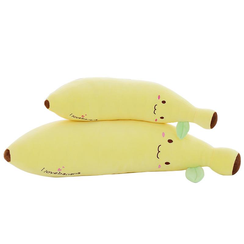 Cute banana pillow long pillow large fruit soft doll holding sleeping doll puppet