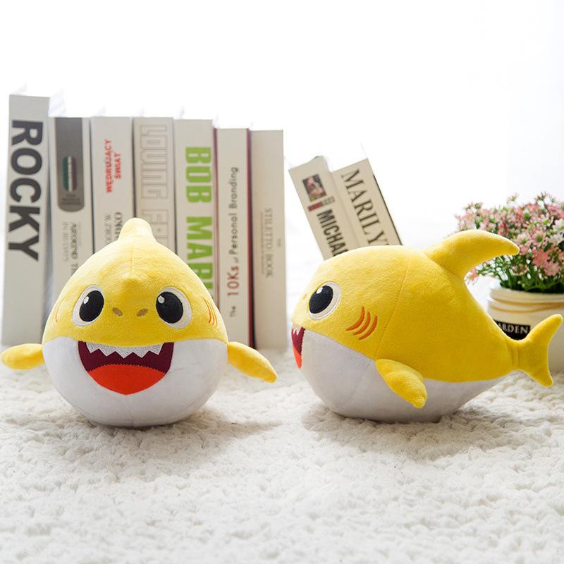 Baby shark singing vocal plush toy