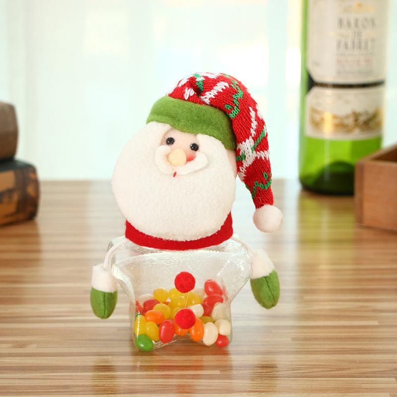 Christmas Snowman Elk Candy Jar