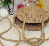 Large trumpet rattan bag new