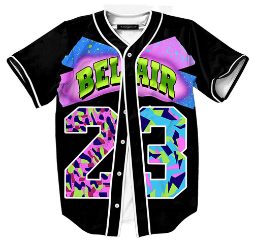 Breasted 3D Shirt Baseball Jersey
