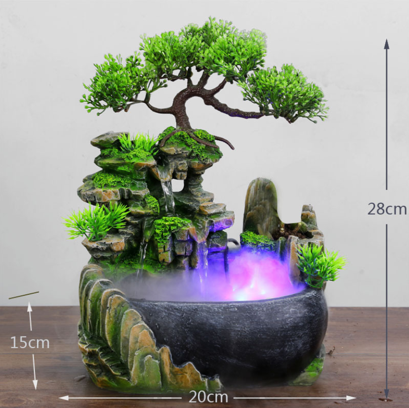 Rockery water tank humidifier