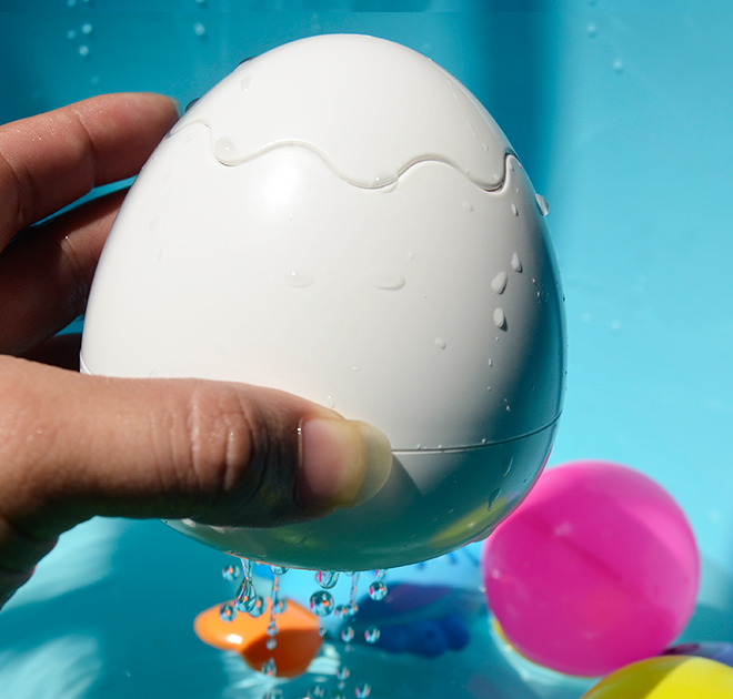 Bath toy raining cloud duck egg children's bathroom shower baby water toys